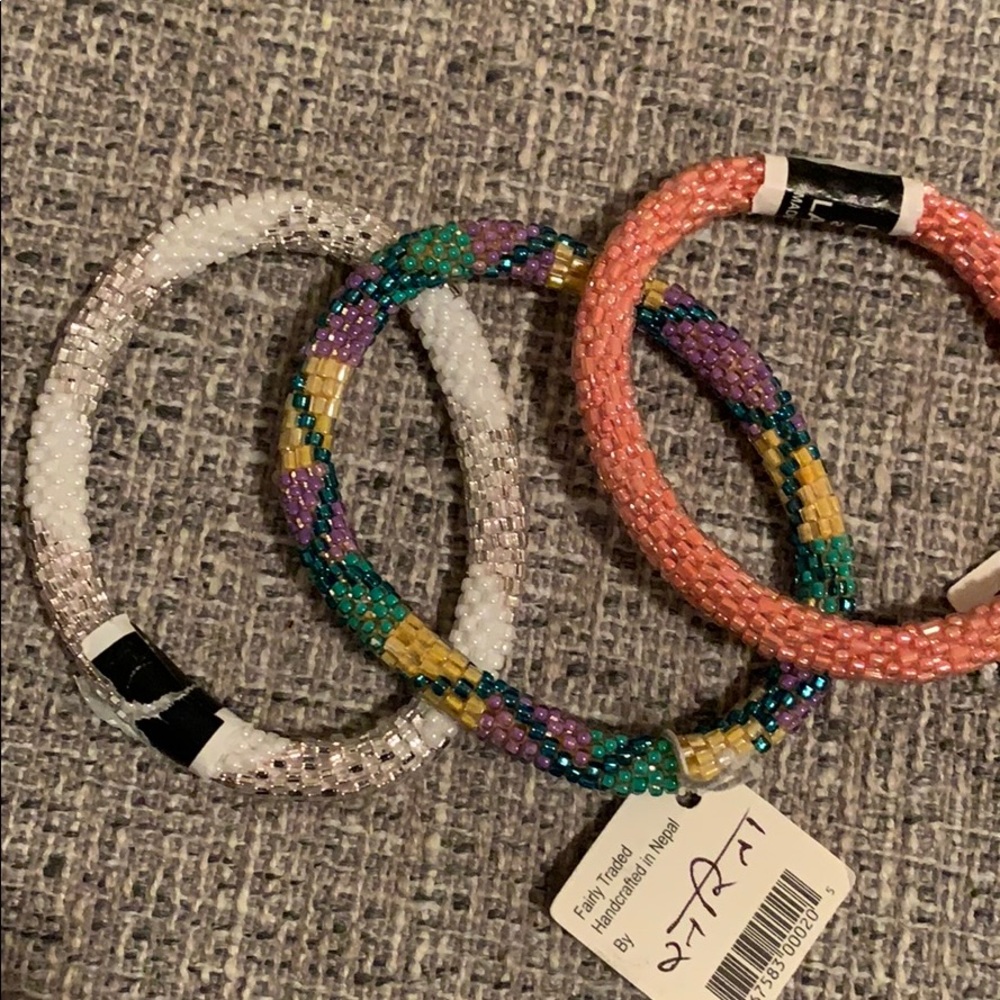 LILY and LAURA set of 3 bracelets NEW